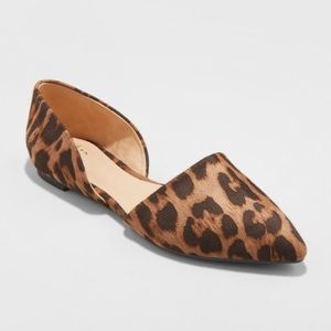 NWT Leopard Flats from Target